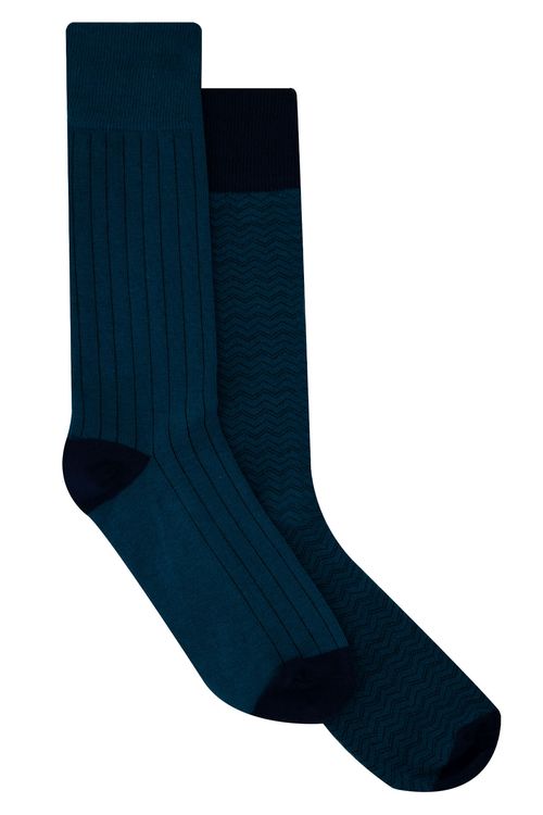Set Calcetines Estampa Espiga Y Lineal