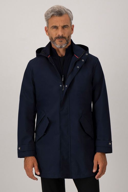 Gabardina Casual Liso Contemporary Fit