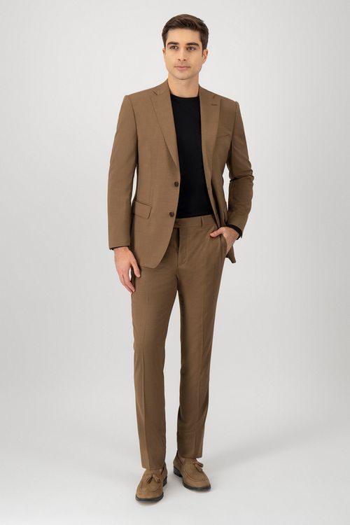 Traje De Lana Slim Fit