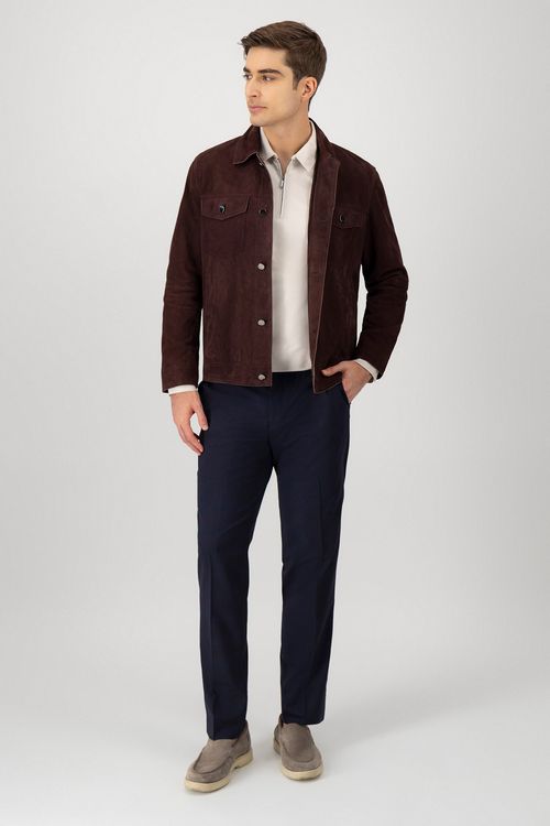Chamarra La Vera Pelle Contemporary Fit