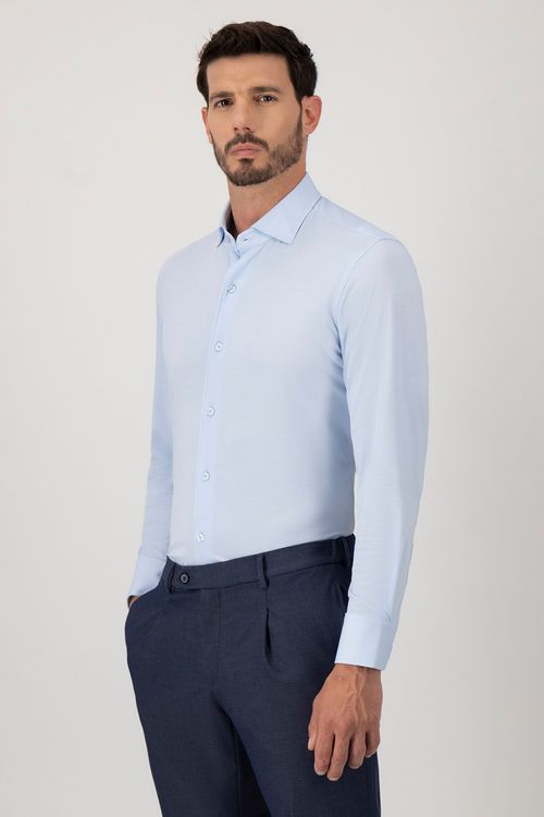 Camisa Casual Tec-Knit Slim Fit