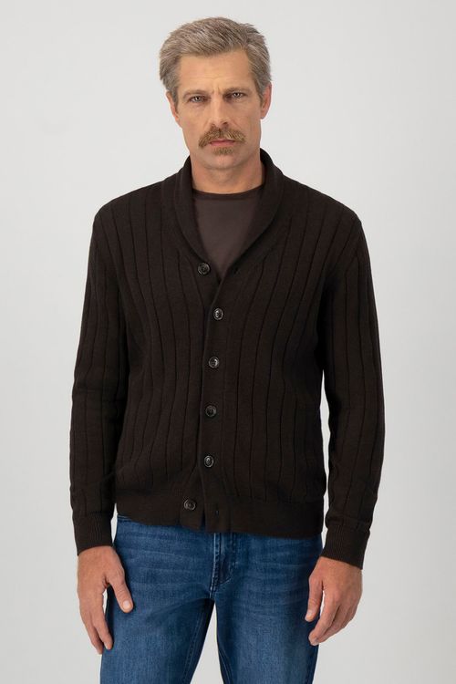 Suéter Cárdigan Cuello Chal Contemporary Fit