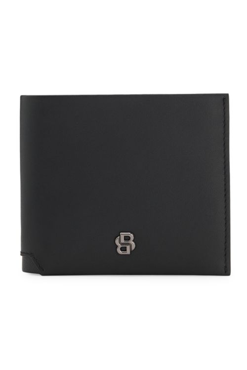 Cartera Con Logo Plateado