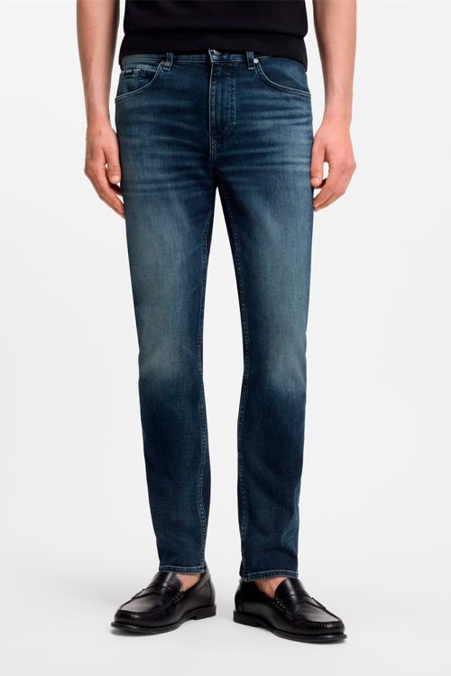 Jeans Delaware Slim Fit De Algodón Elástico