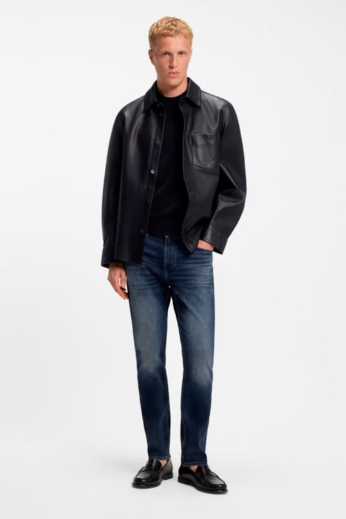 Jeans Delaware Slim Fit De Algodón Elástico