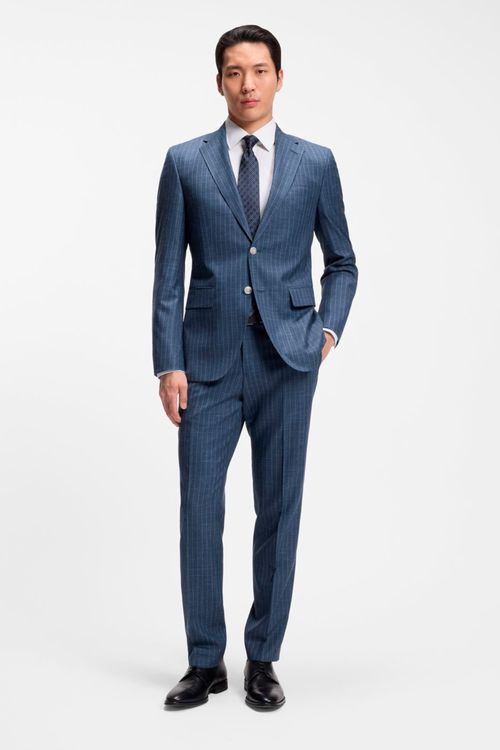 Traje Boss One Regular Fit De Lana