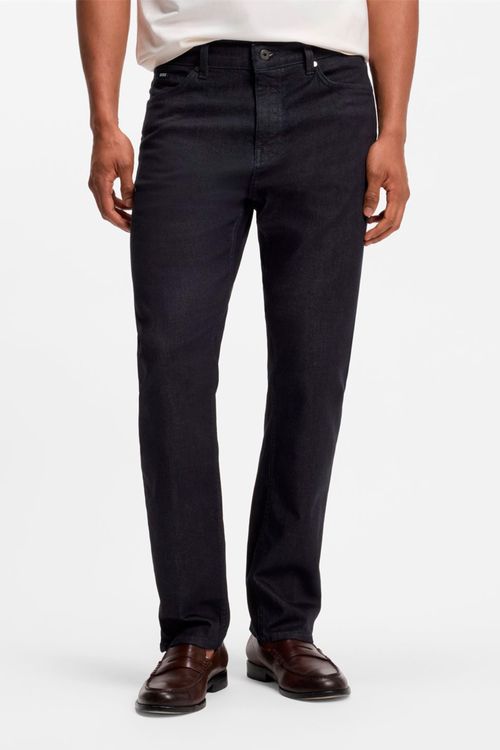 Jeans De Corte Regular En Denim Elástico