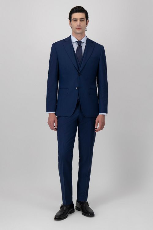 Traje Trio Lana Stretch Slim Fit