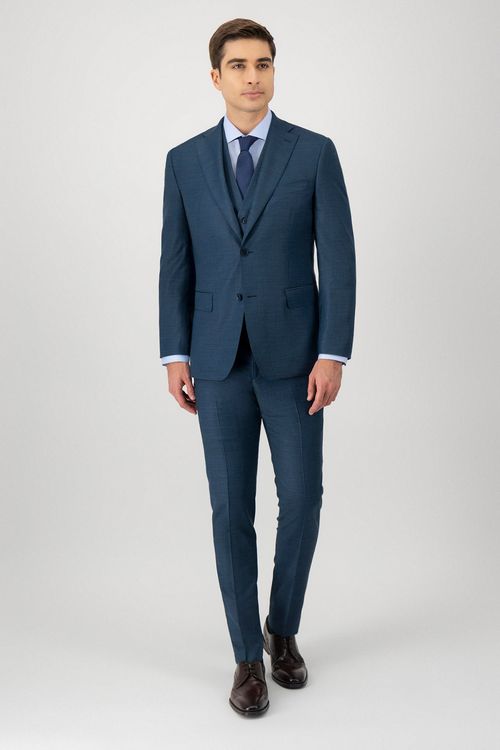 Traje Trío De Lana Slim Fit