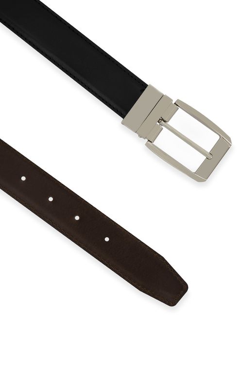 Cinturón Reversible De Piel