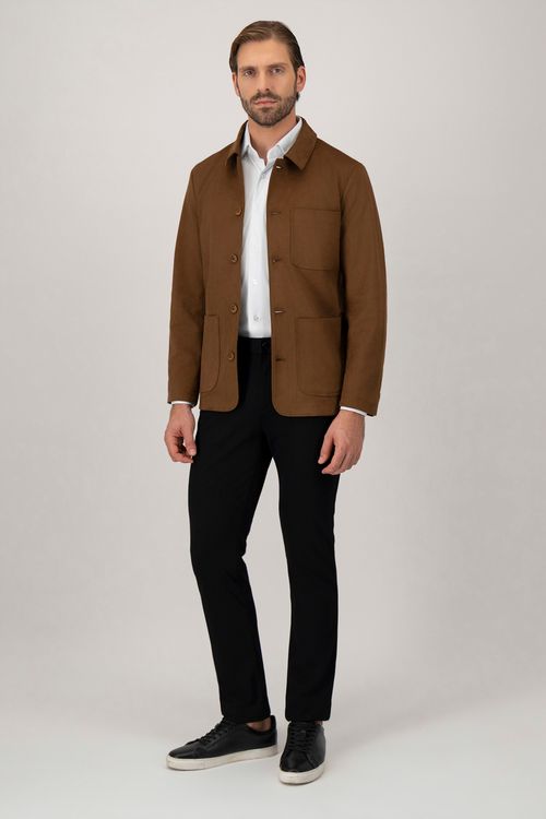 Chamarra Casual Suede Modern Fit