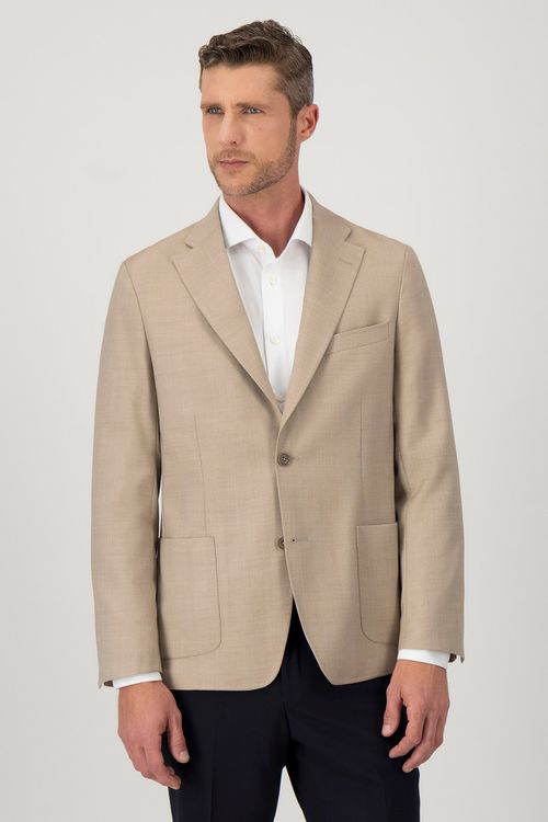 Saco Bolsillos Parche Lana Contemporary Fit