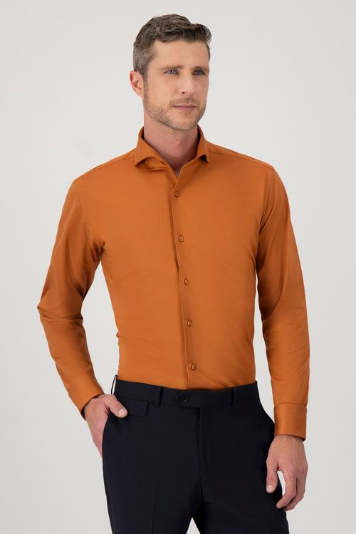 Camisa De Algodón Contemporary Fit