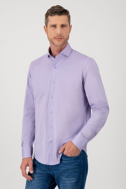 Camisa De Algodón Contemporary Fit