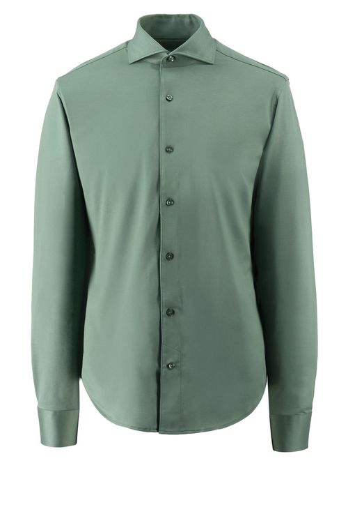 Camisa De Algodón Contemporary Fit